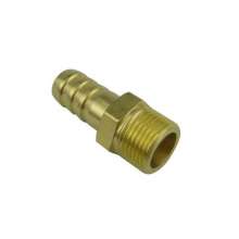 Zhongshuai copper joint 3/8" (3 points) copper outer wire pagoda Green head threaded air nozzle. Insert hose inner hole. Copper fittings.