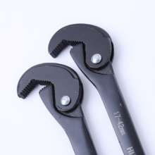 8-42 inch electrophoresis black universal wrench pipe wrench. hardware tools . Dual-purpose double-headed universal quick wrench. Universal wrench