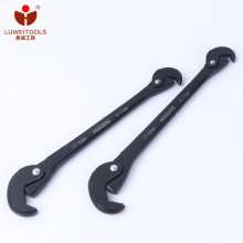 8-42 inch electrophoresis black universal wrench pipe wrench. hardware tools . Dual-purpose double-headed universal quick wrench. Universal wrench