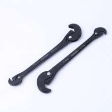 8-42 inch electrophoresis black universal wrench pipe wrench. hardware tools . Dual-purpose double-headed universal quick wrench. Universal wrench