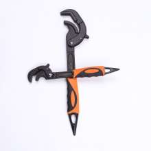 Multi-function universal large open end wrench. tool. Single-head fast metric durable heavy-duty universal wrench. hardware tools