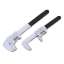 Luwei fast water pipe clamp F-type pipe wrench large opening. Use a pipe wrench opening. Universal wrench. hardware tools