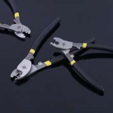 Luwei hardware tools manual cable cutter. 6 inch light wire cutters. Electrician shears. Cable break scissors. Knife