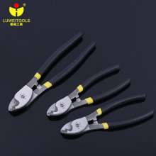 Luwei hardware tools manual cable cutter. 6 inch light wire cutters. Electrician shears. Cable break scissors. Knife