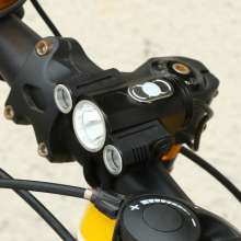 Headlights Glare lights Charging 3 lights T6 head bald head climbing outdoor led night fishing lights miner's lamp 3 core T6 outdoor lighting