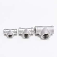 Factory direct stainless steel internal teeth three-way internal thread 304 casting three-way inner wire three-way non-standard custom
