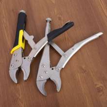 Xing Nai Hardware Tools Factory Lu Wei Hardware 10 inch round mouth pliers. Non-slip plastic handle round mouth pliers. C-type pliers. scissors