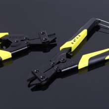 Boutique hardware department store two-color plastic handle bolt cutters. 8-inch flat mouth labor saving wire pliers. Mini bolt cutters. pliers