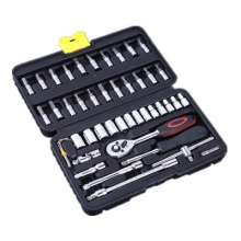 Lu Wei hardware tools 46 sets Auto repair kits Ratchet wrenches Chrome vanadium steel socket wrench set Hardware tools