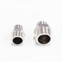 Factory direct stainless steel wire 201 internal connecting variable diameter outer wire joint double outer wire external thread conversion joint