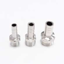 Factory direct stainless steel pagoda joint 201 hexagonal gas nozzle outer wire tube pipe joint custom processing