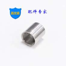 Stainless steel straight through 201 inner wire joint smooth internal thread straight through wire joint custom