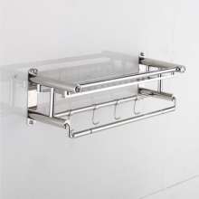 Bathroom towel rack. Stainless steel towel rack. Single bathroom shelf. Toilet storage rack. Bathroom hardware accessories Hotel supplies. Hotel supplies