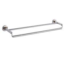 Thick stainless steel high and low towel rails. Bathroom double pole bathroom towel rack. Toilet accessories hotel supplies YF011