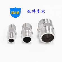 Stainless steel wire to wire 201 with equal diameter outer wire joint double outer wire external thread conversion joint