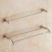 304 stainless steel towel bar. Single pole double pole. Bathroom bathroom towel rack. Toilet accessories. Towel rack YF012