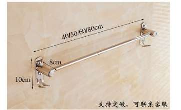 304 stainless steel single and double pole towel rack. A bathroom towel rack with hooks. Bathroom bathroom pendant. J hotel supplies YF013