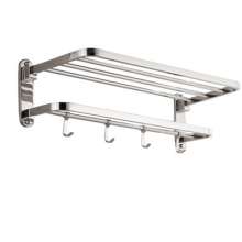 304 stainless steel towel rack. Folded towel rack. Bathroom shelf. Bathroom hardware pendant. Hotel Supplies . Hotel supplies YF016