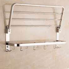 Stainless steel 304 folding towel rack. Towel rack. Bathroom storage towel rack pendant 304 mobile stand hardware pendant. Hotel Supplies . Hotel supplies YF017