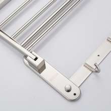 Folded 304 stainless steel towel rail. Stainless steel hotel 304 towel rack. Stainless steel bathroom pendant. Hotel Supplies  . Hotel supplies YF020