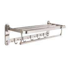 Folded 304 stainless steel towel rail. Stainless steel hotel 304 towel rack. Stainless steel bathroom pendant. Hotel Supplies  . Hotel supplies YF020