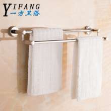 304 stainless steel high and low towel rails. Bathroom bathroom Towel rack Double pole bathroom hardware pendant. Hotel supplies YF026