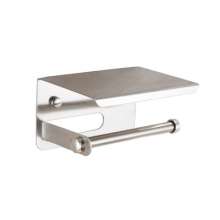 Stainless steel mobile phone paper towel holder. Simple bathroom stainless steel paper towel holder. Toilet bathroom creative toilet paper holder. Tissue box YF035