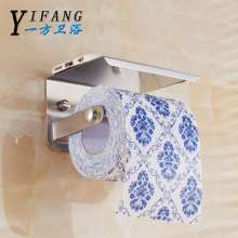 Stainless steel mobile phone paper towel holder. Simple bathroom stainless steel paper towel holder. Toilet bathroom creative toilet paper holder. Tissue box YF035