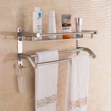 304 stainless steel racks. Bathroom shelf. Single floor bathroom thickened towel rack bathroom kitchen available hotel supplies YF023