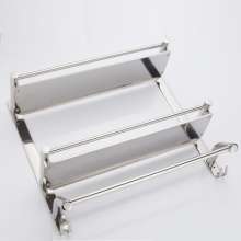 Bathroom stainless steel 304 shelf. Shelf. Double bathroom with bathroom storage rack. Bathroom Towel rack YF024