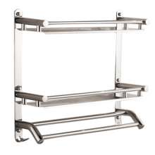 Bathroom stainless steel 304 shelf. Shelf. Double bathroom with bathroom storage rack. Bathroom Towel rack YF024