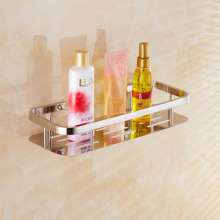 304 stainless steel square shelf. Bathroom toilet shelf. Thickened single-layer storage rack. Hotel supplies YF032