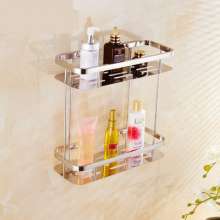 304 stainless steel square shelf. Bathroom toilet shelf. Thickened single-layer storage rack. Hotel supplies YF032
