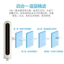 Desktop double barrel faucet water purifier. Home kitchen filter for direct drinking. Faucet water purifier. Ceramic filter. filter
