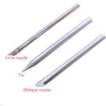 60W environmental protection iron Tsui. Pointed tip. Inclined tip Lead-free soldering iron tip. Environmentally friendly soldering iron tip soldering iron manufacturer. Electric welding head