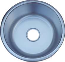 sink. Vegetable basin foreign trade sink Round stainless steel sink. Sink accessories. Single round bowl 4242 durable
