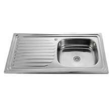 10050 with plate sink. sink . Manufacturers wholesale stainless steel sinks. Exported to Indonesia. Nigerian sink