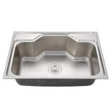 The factory has a single basin of 6945. sink  . Strip plate series sink Washing sink. Stainless steel sink. New sink