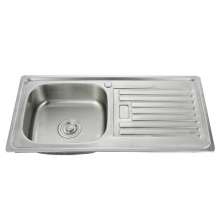 FS8643J with plate series sink. sink . The basin has a plate sink. Sink stainless steel. Vegetable sink