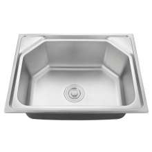 Stainless steel sink. Single basin kitchen sink. Low price sink. Export to India Nepal Nigeria Washbasin 6045B