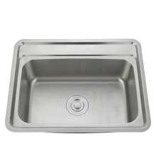 The factory supplies Indian styles. Hexagon style 6248 stainless steel single slot construction sink. Washing basin. sink