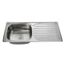 9643J with plate sink. sink  . Kitchen sink. 304 stainless steel sink factory wholesale. Export to Africa Indonesian wash basin