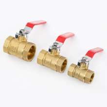 Brass double inner wire ball valve 4 points 6 6 1 inch home water supply air compressor special valve
