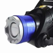 Solomon LED telescopic zoom headlights. illumination. light. Outdoor night riding waterproof hunting strong headlights 3004-7