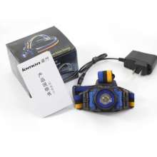 Solomon LED purple light special catching headlights. Lighting. light. Headlights Outdoor waterproof charging glare zoom headlights 3011