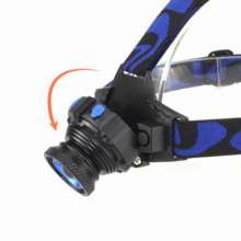 Solomon LED outdoor rotating zoom long-range waterproof strong headlights. Lighting. Fishing lights. Glare charging headlight 3019