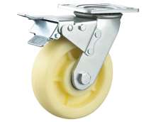 Heavy-duty nylon wheel Universal wheel brake Wheel Universal caster Wheel Movable caster Load-bearing 200-400KG Caster