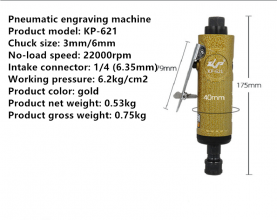 Large wind mill pneumatic engraving machine burr grinding machine tire grinding tool mold trimming machine polishing machineKP-621