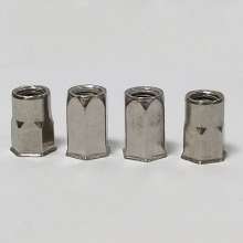 Stainless steel small head inner and outer half hex, rivet nut, screw