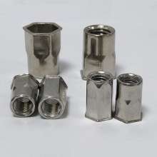 Stainless steel small head inner and outer half hex, rivet nut, screw